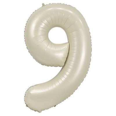 34&quot; Cream Number Balloon