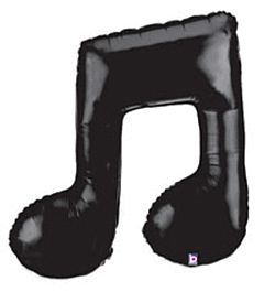40&quot; Black Double Music Note(1076)