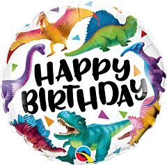 18&quot; Birthday Colorful Dinosaurs (1066)