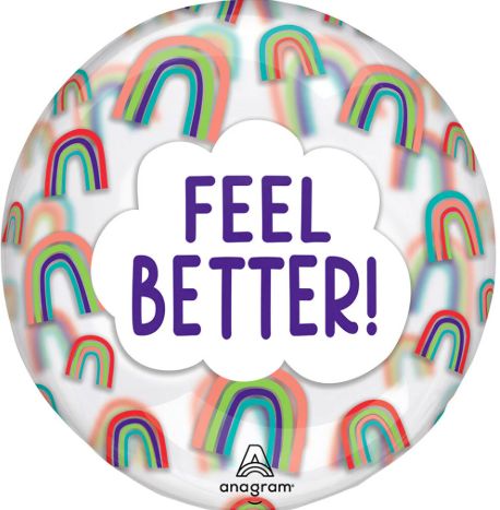 18&quot; FEEL BETTER! Rainbow clearz (1197)