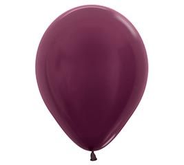 100ct Metallic Burgundy 11&quot; Latex