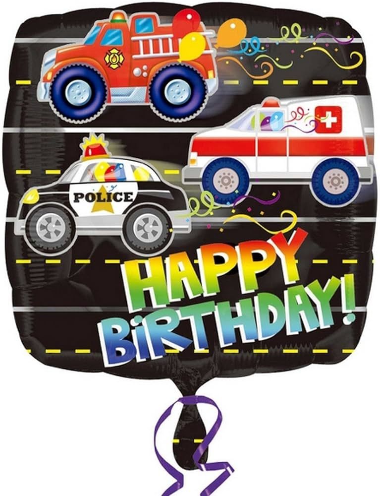 17&quot; Rescue Vehicle Birthday
