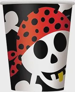 Generic Themed Paper Cups, Name: Pirate Fun