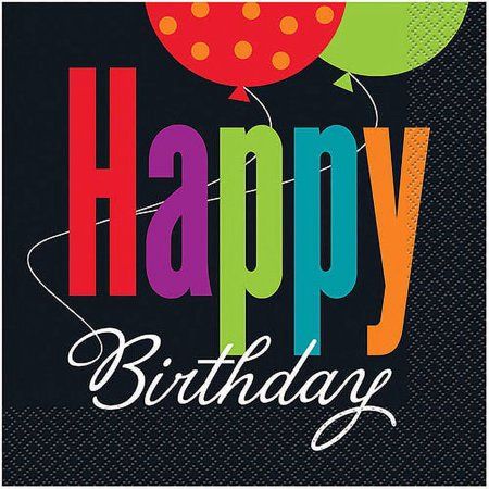 Themed Birthday Lunch Napkins, Name: Birthday Cheer