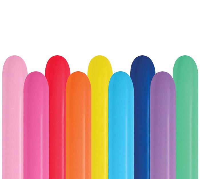 260B Sempertex Fashion Asst Balloons 100pc