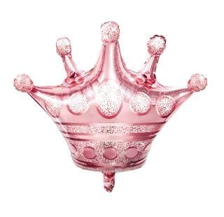 23&quot; Crown Balloons, Color: Rose Gold