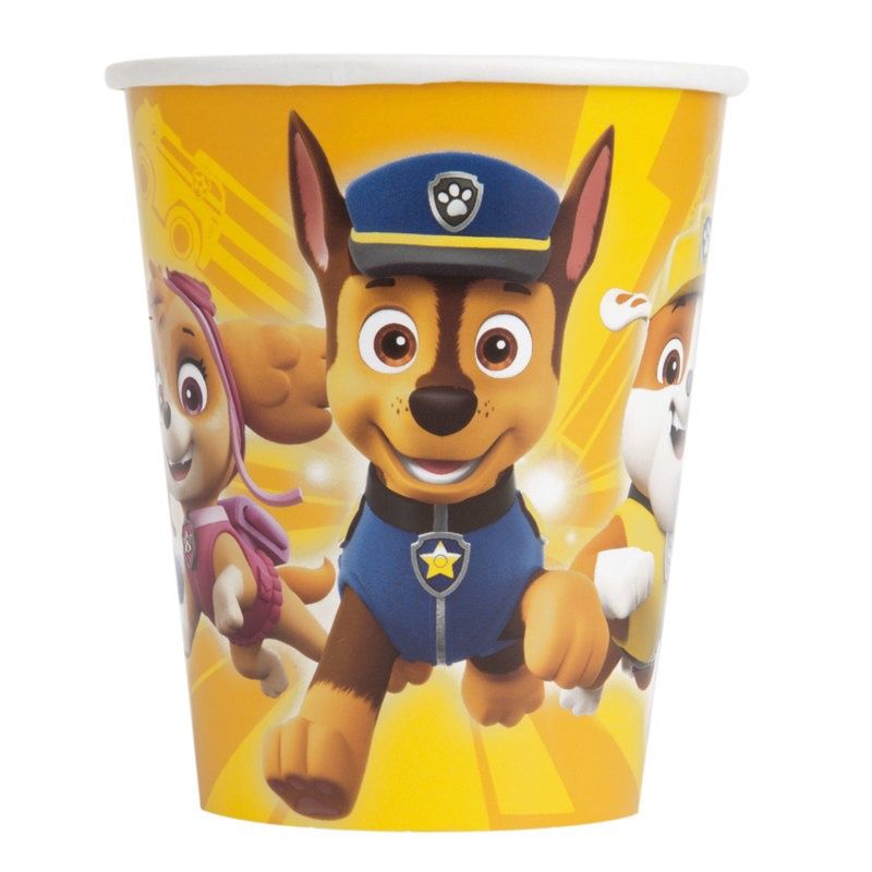Paw Patrol Party Supplies, Party Supply Item: 8ct 9oz Paw Patrol Cups