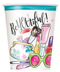 Spa Party Party Supplies, Party Supply Item: 8ct 9oz Cups