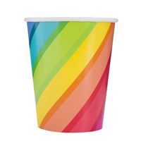 Balloons &amp; Rainbow Party Supplies, Party Supply Item: 8ct 9oz Cups