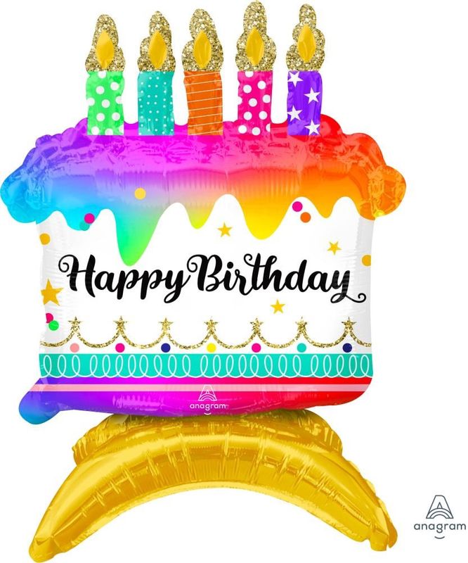 Happy Birthday Cake ( Air-Filled)