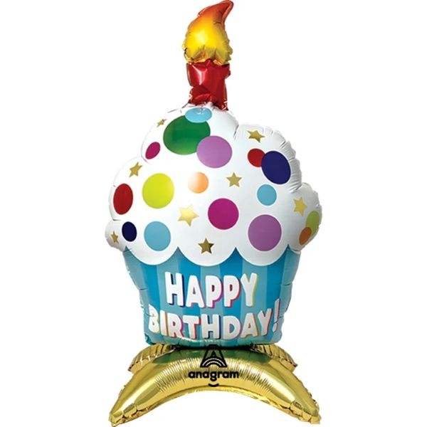 Happy Birthday Cupcake (Air-filled)