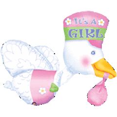 32&quot; Stork Girl