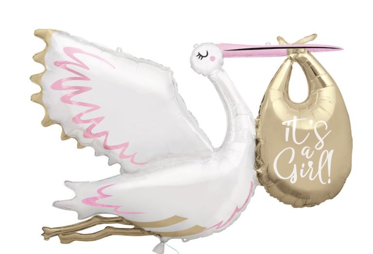 62&quot; Stork &quot;It&#39;s A Girl&quot; (1043)