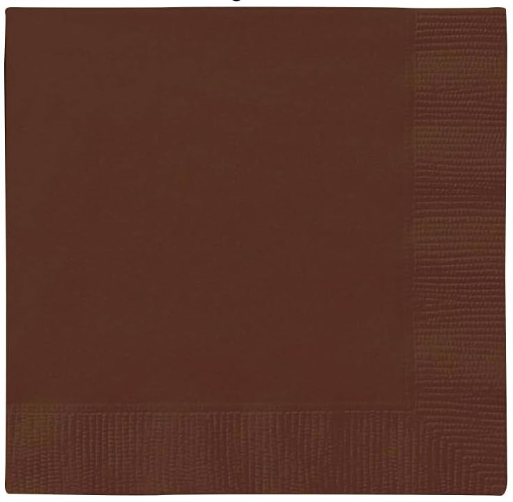 Solid Brown Party Supplies