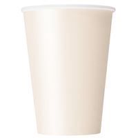 Solid Ivory Party Supplies, Party Supply Item: 10ct 12oz Cups