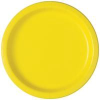 Solid Neon Yellow Party Supplies