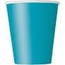 Solid Caribbean Teal Party Supplies, Party Supply Item: 8ct 9oz Cups