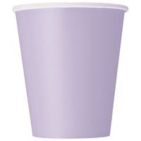 Solid Lavender Party Supplies, Party Supply Item: 8ct 9oz Cups