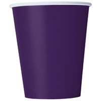 Solid Purple Party Supplies, Party Supply Item: 8ct 9oz Cups