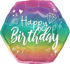 23&quot; Sparkle Birthday Holographic