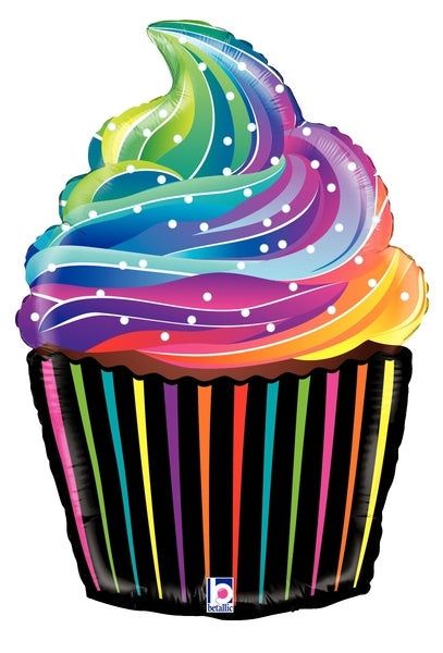 27&quot; Rainbow Cupcake (1077)