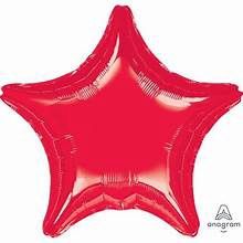32&quot; Jumbo Stars, Color: Red
