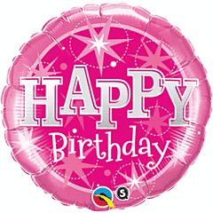 36&quot; Birthday Pink Sparkle (1049)