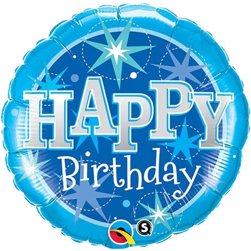 36&quot; Birthday Blue Sparkle (1050)