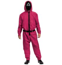 Adult Squid Game Pink Soldier Costume