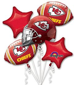 5PC Kansas City Chiefs Bouquet (332-KC)