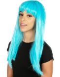 Light Blue Wig With Bangs