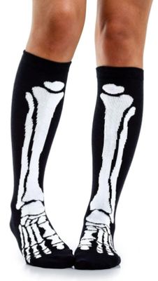 Women Skull Socks