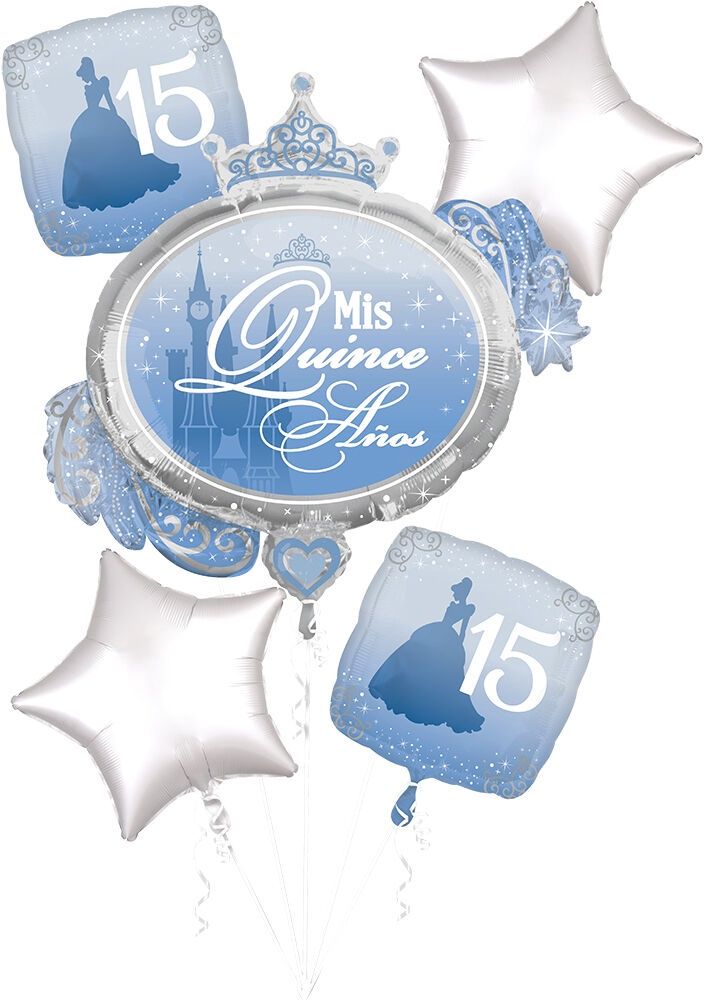 5PC Mis Quince Cinderella Bouquet
