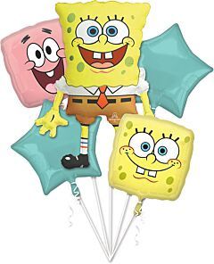 5PC SpongeBob SquarePants Bouquet