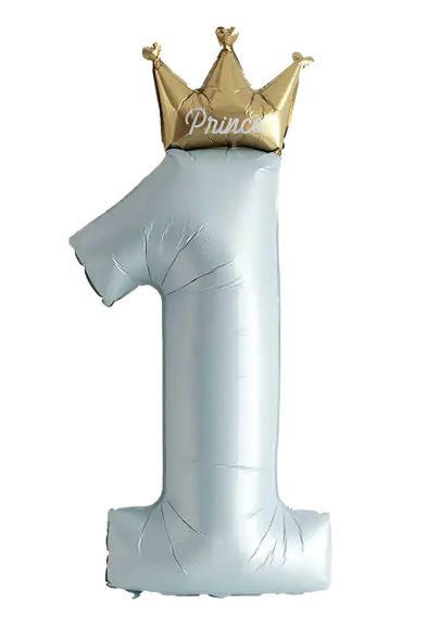 40&quot; Prince Crown Blue Number 1