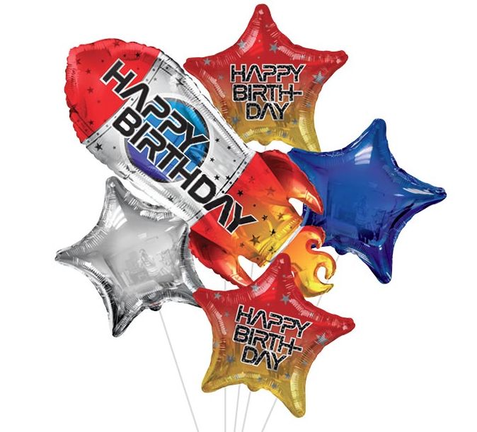 5PC HBD Rocket Bouquet