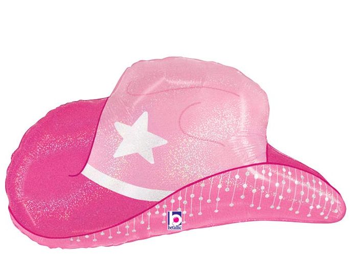 26&quot; Pretty Pink Cowgirl Hat