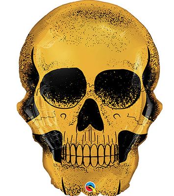 36&quot; Gold Skull