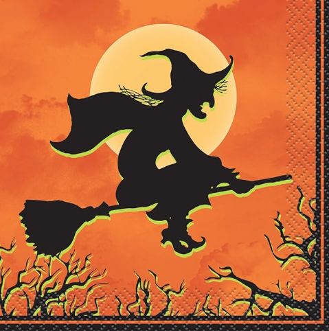 24ct Haunted House Beverage Napkins