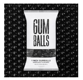 1&quot; 2lb Gum Ball Bags