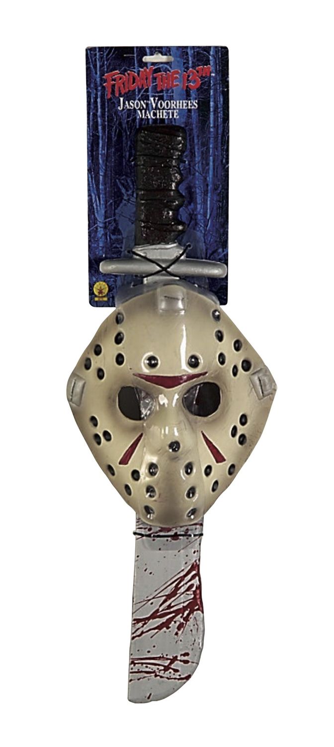 Jason Voorhees Mask &amp; Machete Kit