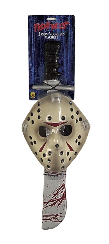 Jason Voorhees Mask &amp; Machete Kit