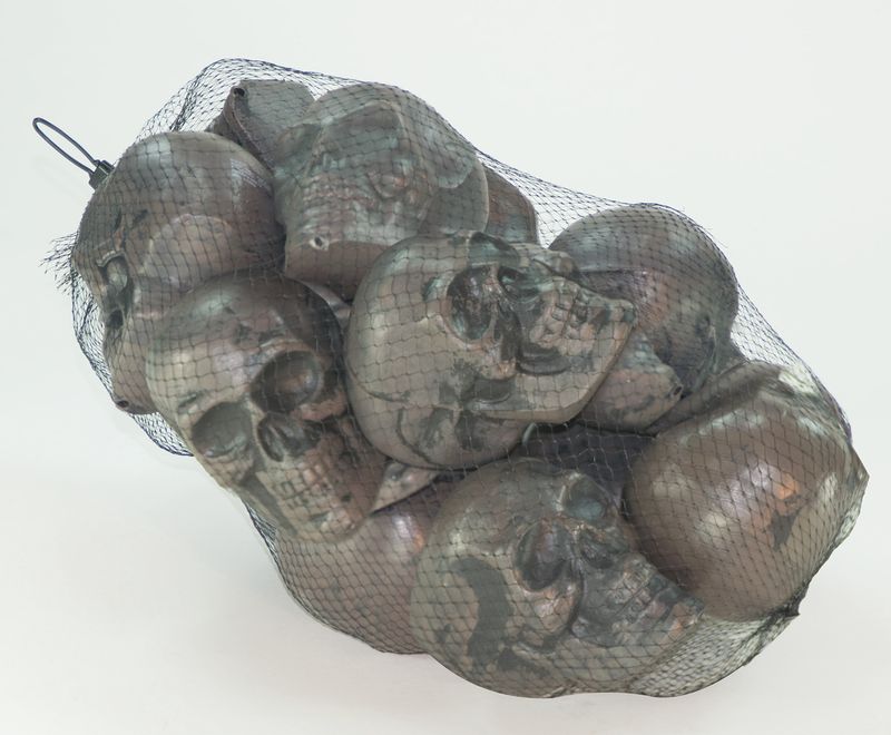 12PC Bag of Skull Heads