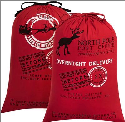 Red Custom Santa Sack
