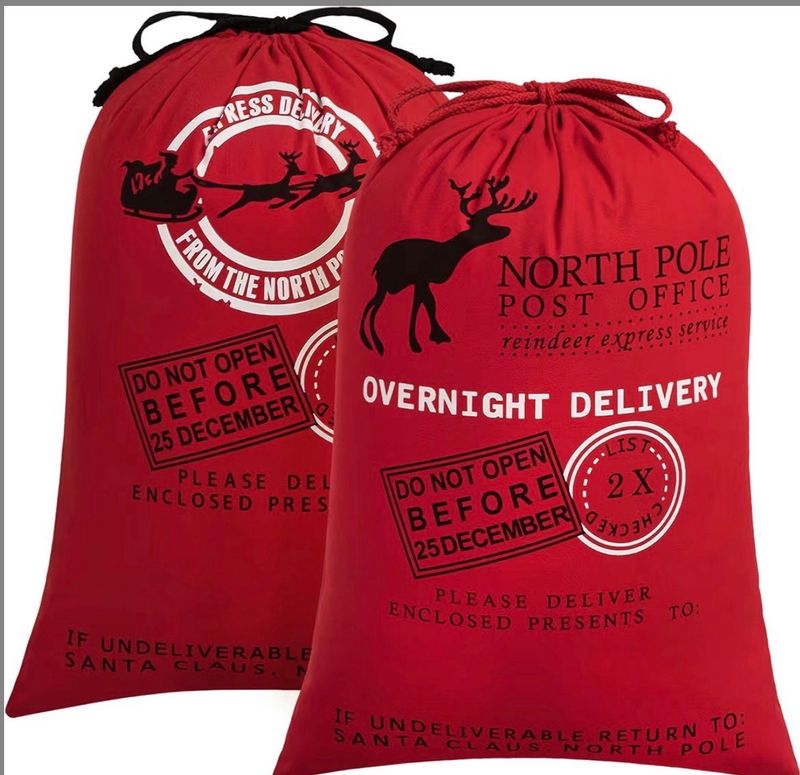Red Custom Santa Sack