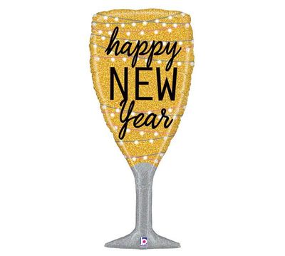 32" New Year Champagne