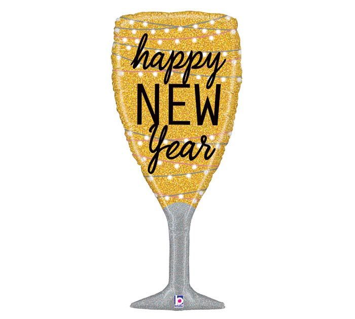 32" New Year Champagne