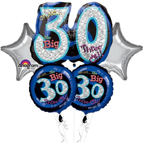 5PC Oh No! It's My Birthday 30 Bouquet