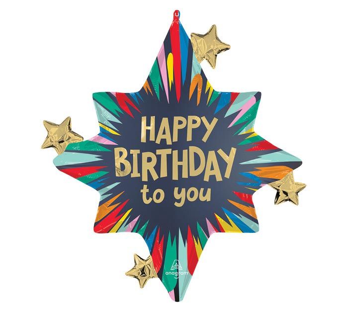 29" Satin Birthday Blast