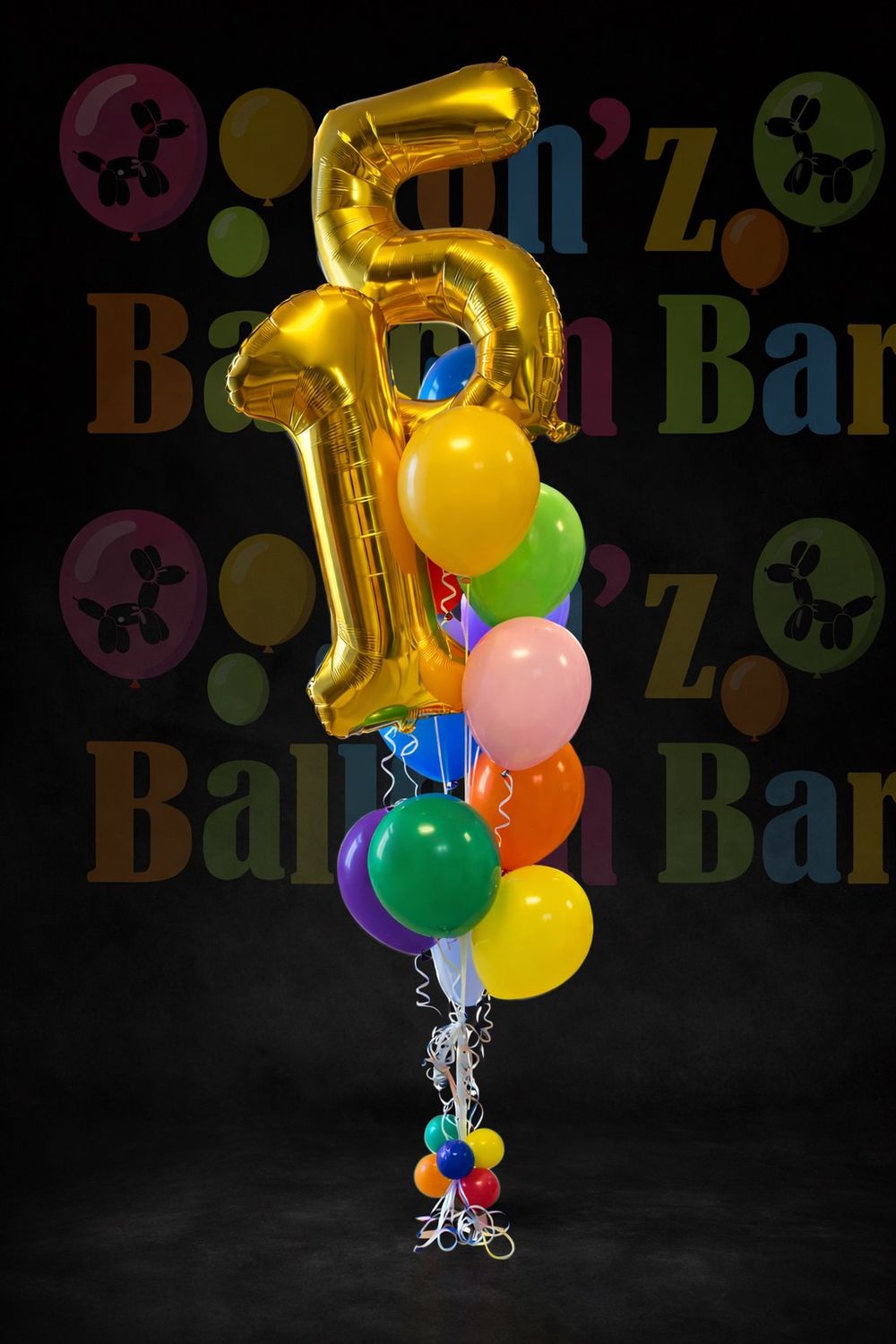 Jumbo Number Balloon Bouquet